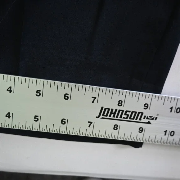 Jos A Bank 36x32 Navy Blue 100% Wool Pleated Front‎ Mens Dress Pants - Picture 5 of 9